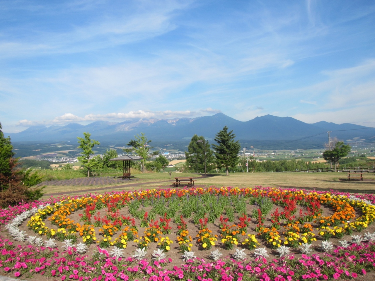 富良野の観光人気スポット30選　19位:千望峠花と憩いの広場