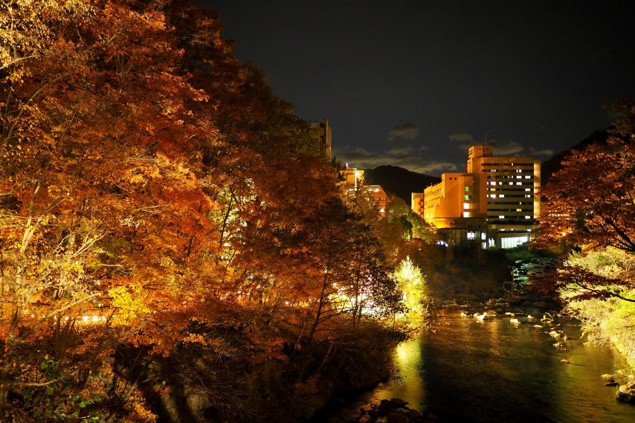 北海道の紅葉のおすすめスポット20選　3位:定山渓温泉