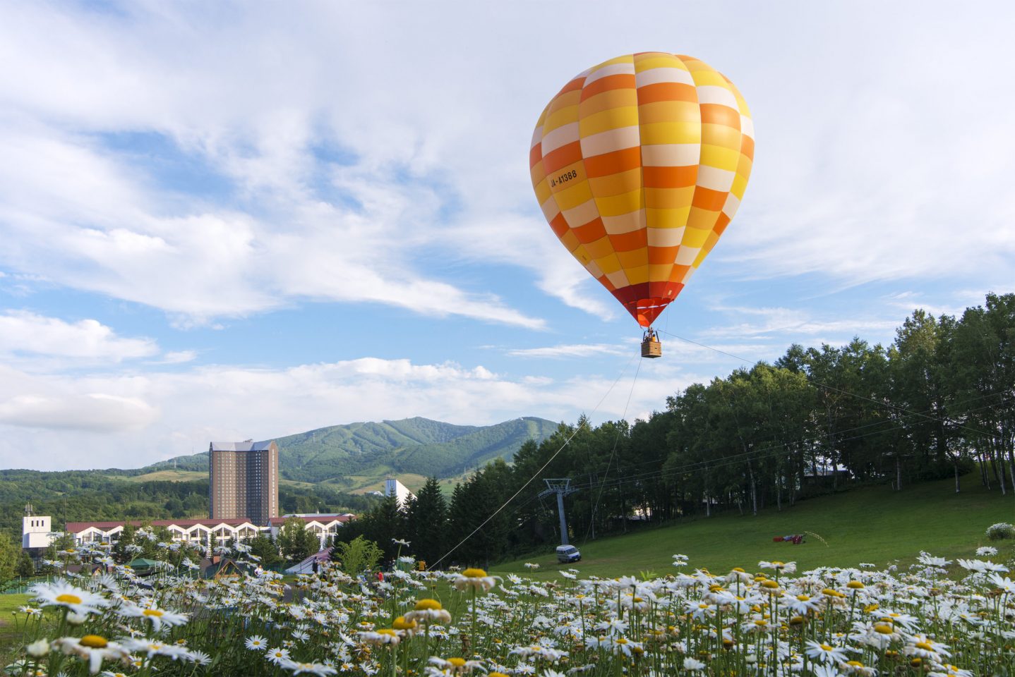 北海道の夏イベントのおすすめ20選　9位:ルスツリゾート 熱気球フライト体験